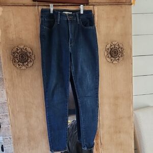 Levis Classic Blue Skinny Denim Women's Jeans, Size 29